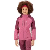 Regatta Veste 3 en 1 pour enfants Imperméable avec capuche, couleur : violet, tailles enfants : 176