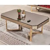 AEA Table basse moderne au design élégant et aux lignes épurées