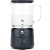 Wilfa Milk Frother Silky, Mousseur à lait, Transparent, Noir