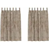 vidaXL Rideaux en velours 2 pcs Champagne 175 x 140 cm Velours