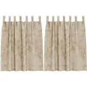 vidaXL Rideaux en velours 2 pcs Crème 140 x 140 cm Velours