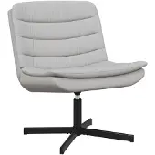 vidaXL Chaise pivotante gris nuage 63 x 75 x 76 cm Tissu
