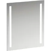 Laufen LANI Miroir, deux lampes intégrées verticalement, 600x28x700mm, H4038521121441