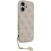 GUESS Coque 4G charm protection élégante design raffiné accessoire tendance (Apple iPhone 17), Coque pour téléphone portable, Rose