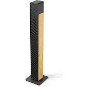 Stadler Form Nick, ventilateur domestique vertical, bambou, noir, à poser, 49 dB, télécommande, 30 W