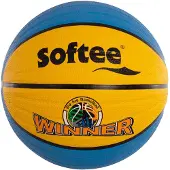 Softee Ballon de basketball Winner - jaune/bleu