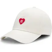 HUGO Casquette 'Cara-Valentine' rouge / blanc naturel