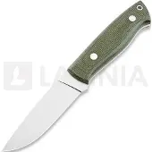 Brisa Couteau Trapper 95, O1 Flat, firesteel, vert