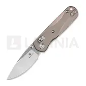 Bestechman Couteau pliant Sprite - Stonewash + Satin - Titanium, bronze