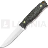Brisa Couteau Trooper 95, scandi, stabilized curly birch
