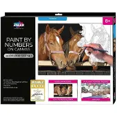 Zieler Paint By Numbers Horses Painting Kit Multicolore Enfants