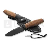 Lionsteel Couteau Acha - Natural Burlap - Black blade