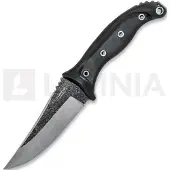 Condor Pandur CTK1818-4.52HC, Natural 1075 Carbon Steel, Black Paper Micarta, couteau fixe, Tony Lennartz design