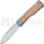 Fox knives Gunstock FX-558 OL Satin Böhler M390, Olive Wood, couteau de poche slipjoint