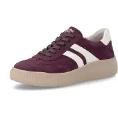 Remonte Baskets basses violet rouge / blanc