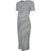 Mamalicious Robe 'MLAwa' gris clair / noir