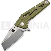 Artisan Couteau pliant Ravine Linerlock D2, vert