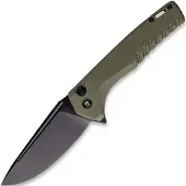 Tekto Knives Couteau pliant F3 Charlie Button Lock OD