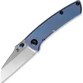 Kansept Knives Couteau pliant Little Main Street Blue Anodized Ti