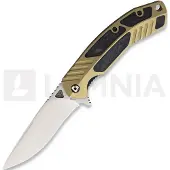 V Nives Couteau pliant Tectonic Linerlock CF, Gold