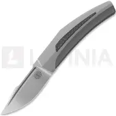 Reate Couteau pliant Small Krypton, Bead Blast Ti/Carbon Fiber
