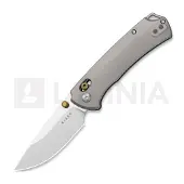 Kizer Cutlery Couteau pliant T1 CD M390, Gray Titanium, Satin
