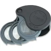 Carson TriView Folding Loupe W/Case