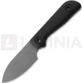 Kunwu Knives Couteau Stiffy P. - Stonewashed - Micarta, noir