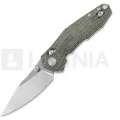 GiantMouse Couteau pliant ACE Nazca Green Canvas Micarta