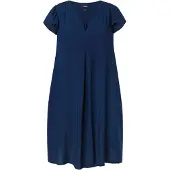 Ulla Popken Robe bleu marine