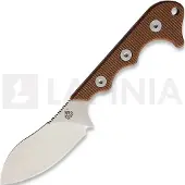 QSP Knife Couteau de cou Neckmuk, brun