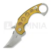 Kubey Couteau pliant Jaw Karambit - Ultem