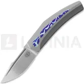 Reate Couteau pliant Small Krypton, Bead Blast Ti/Timascus
