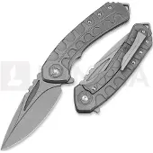 Bestech Couteau pliant Buwaya - Blastwash - Titanium
