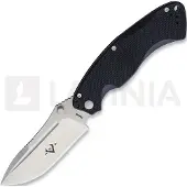 V Nives Couteau pliant Olympian Linerlock Black G10