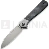 We Knife Couteau pliant Soothsayer Carbon, beadblasted