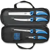 Camillus Couteau de pêche Cuda 6pc Knife/Sharpener Set