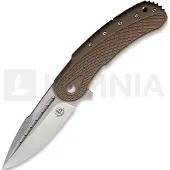 Begg Knives Couteau pliant Bodega Framelock Tan