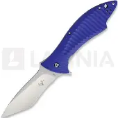 V Nives Couteau pliant Deplorable Linerlock, bleu