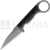 Toor Couteau Jank Shank W, Black G-10, Gray Gun-Kote