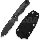 Kizer Cutlery Couteau Drop Bear Fix 3 1095, Black Micarta