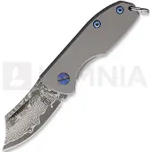BucknBear Couteau pliant Mini EDC, damascus