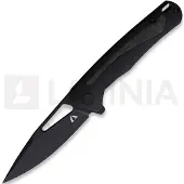 CMB Made Knives Couteau pliant Spear Framelock CF, noir