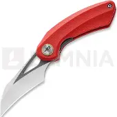Bestech Bihai - Grey DLC Stonewash + Satin - G10, rouge