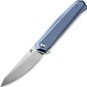 Kansept Knives Couteau pliant Integra Framelock Blue Anodized Ti