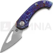 Olamic cutlery Couteau pliant Appetizer Timascus/Jeweled Kiridashi A096