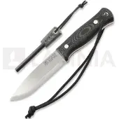 Joker Couteau Bushlord, Black Micarta, Firesteel