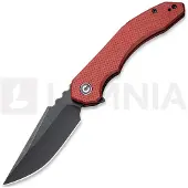 CIVIVI Bluetick, Burgundy G-10, Black Stonewash