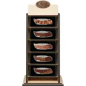 Case Cutlery Display Countertop Blk/Birch Woodchuck