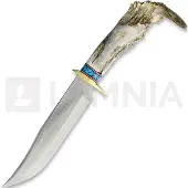 Ken Richardson Knives Bowie with Turquoise Inlay